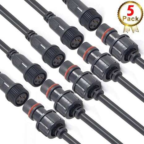 Câble D'extension Séparateur 2Pin Pour Vélo électrique - Connecteur étanche, Mâle Vers Femelle 1 Vers 2, Pour Lampes Et Capteurs