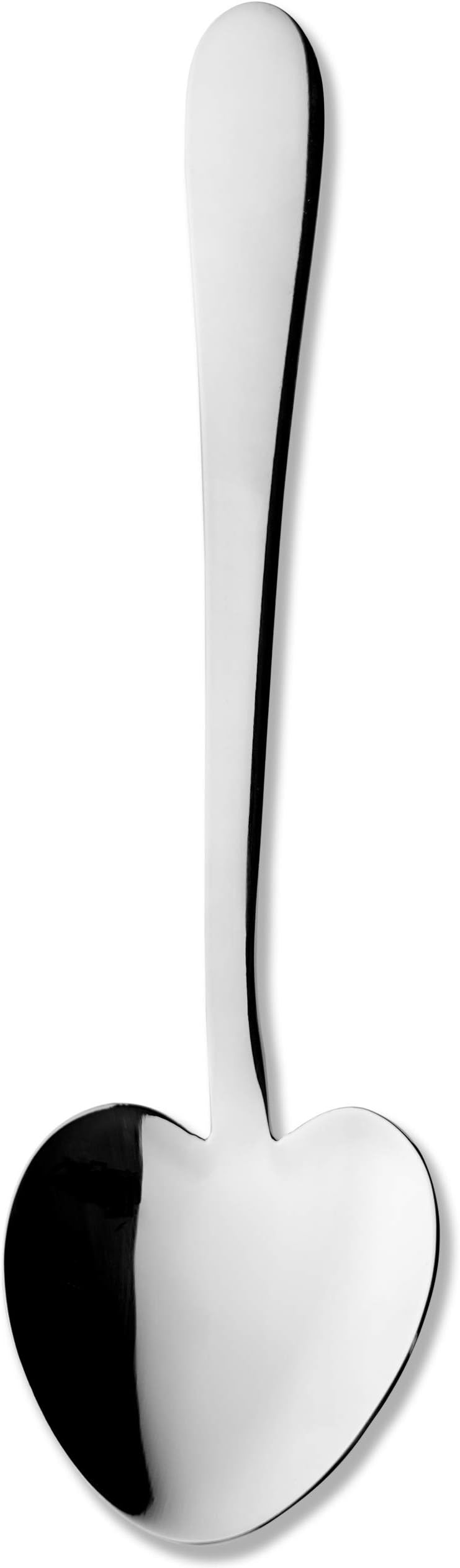 Windsor Carded 2HRDSWDR/C Heart Shaped Set, 2-Pack, Cereal/Dessert Spoons, Stainless Steel
