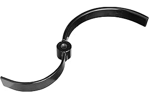 BMWOOD Wood Lathe "S" Bowl Tool Rest 8.5" and 5.2" Diameter Curves with M10x1.5 Thread