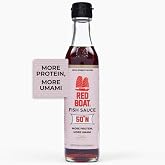 Red Boat Fish Sauce, Phamily Reserve | Premium 50&deg;N fish sauce sustainably made with just two ingredients in Vietnam | Higher Protein For Exceptional Flavor | Gluten and sugar free, no preservatives | 8.45 fl oz.