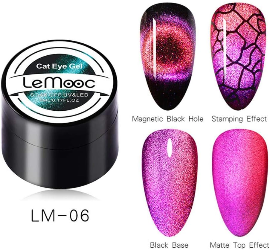 Huoju Manicure Galaxy Cat Eye Gel Aurora 9D Gradient Star Phototherapy Nail Polish Gel