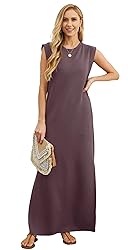 GRECERELLE Womens Summer Casual Loose Split Long