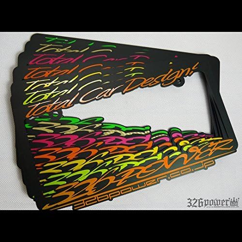 326 Power ミツルパワー タイプi ナンバーフレーム 1個 カラー マットグリーン 封印 無し ナンバーカバー ホルダー 車 バイク Amazon