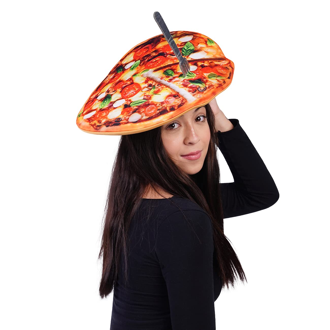 SEA HARE Adult Pizza Hat Funny Hat for Party (round)