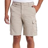 UNIONBAY Men's Relaxed Fit Flex Waist Cargo Short (Tan, 30)