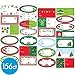 Assorted Adhesive Labels, 156 Ct. | Christmas Gift Tags