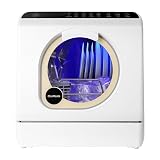 ChuMaste Dishwasher Machine.Countertop Dishwasher With Tank Portable Dishwasher Two Water Supply Methods, Suitable For Apartments And Rvs.Baby Bottle Washer Machine.