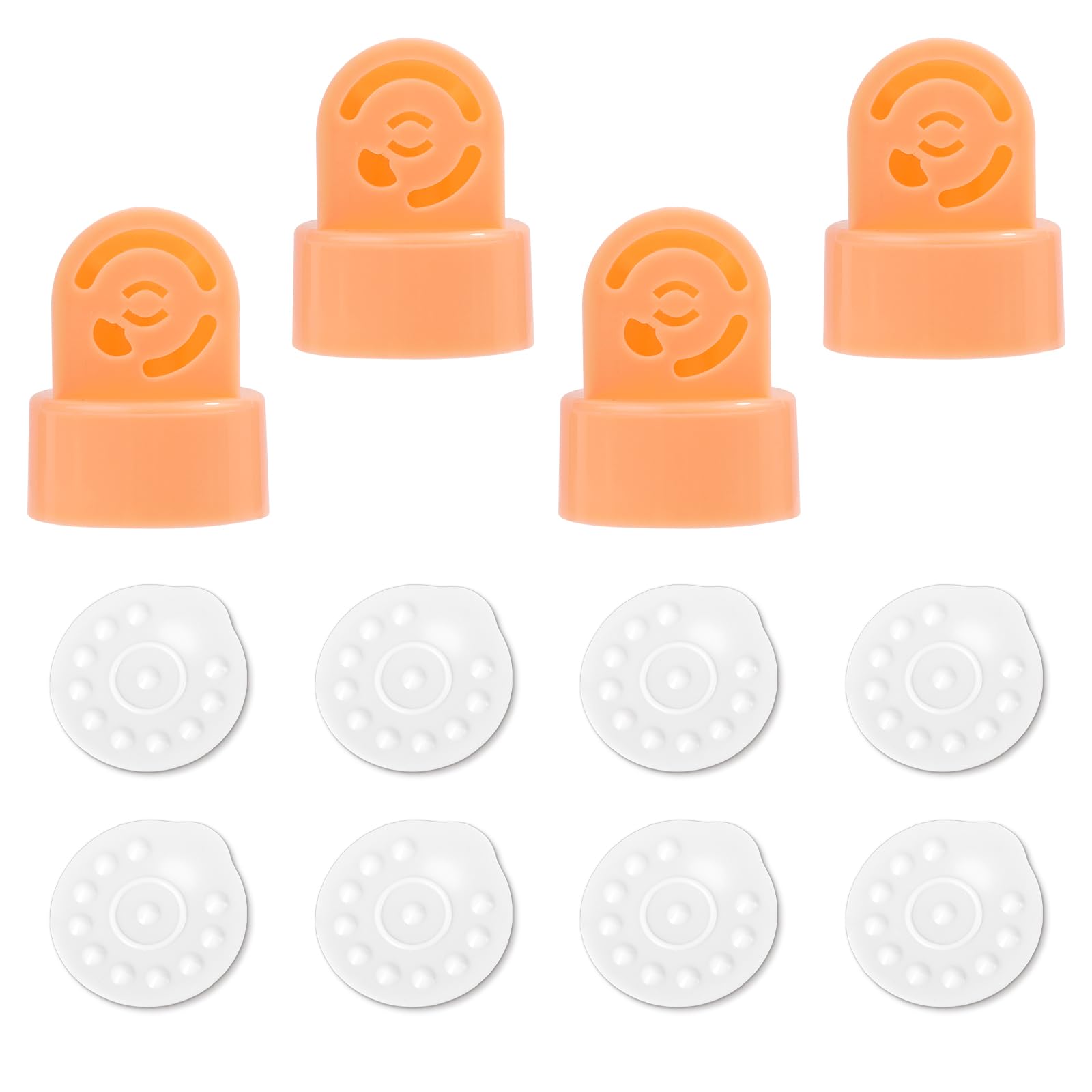 12pcs Breast Pump Parts Compatible with Medela, Membranes Valves for Medela Breast Pump Accessories Replacements Compatible with Pump in Style Advanced Harmony Symphony Swing Hand Pumps