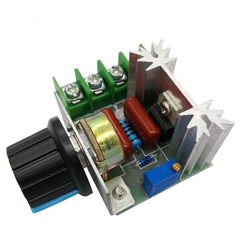 Speed Regulating Module HiLetgo 2000W PWM AC Motor Speed Control Module Dimmer Speed Regulator ...