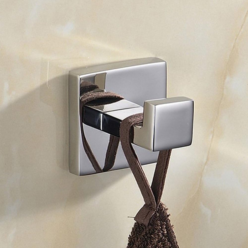 Leyden Bathroom Hardware Sets Chrome, Polish Bath Towel Bar Sets Accessories Stainless Steel Wall Mounted - - 