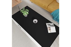 Zinkooat Table Cover,1.8mm Thick,24x48 Inch Desk Cover,Large Desk Mat,Table Protector,Table Cover Protector,Table Protectors for Rectangle Tables(Black+Black,24x48)