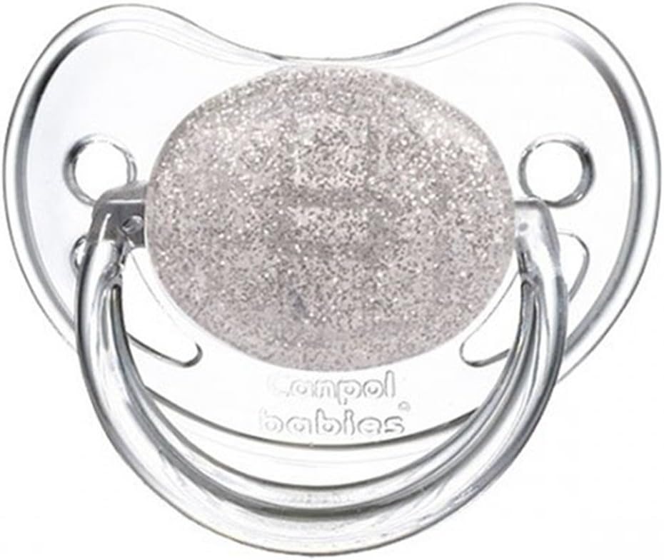 CANPOL Babies orthodontic shape silicone soother "Moonlight" 0-6 months 1 pc.