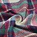 Large Tartan Fashion Women Scarf Lovely Best Gift Warm Plaid Blanket Scarf Wrap Shawl (pink)
