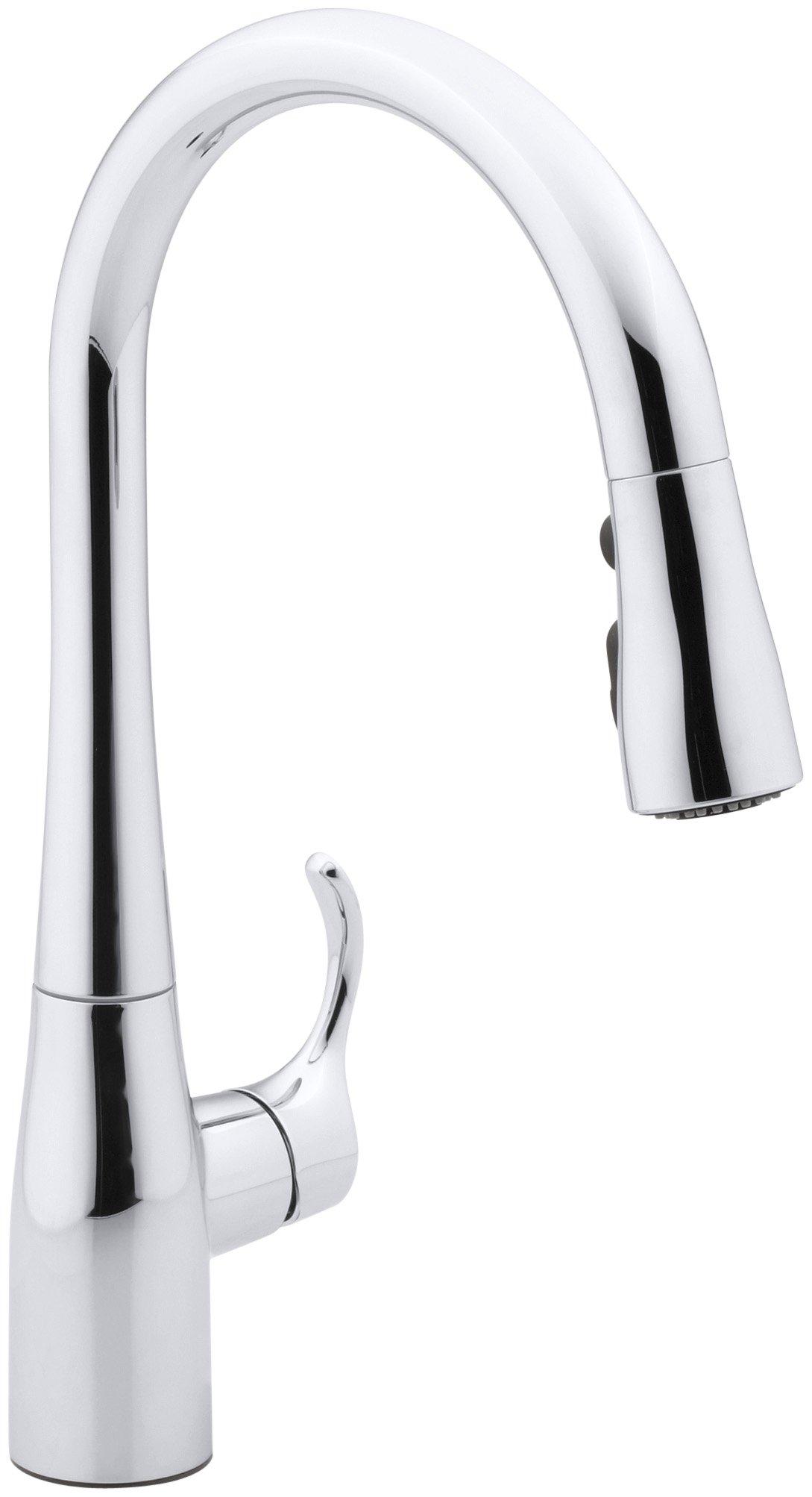 Kohler K597CP Simplice SingleHandle PullDown Sprayer Kitchen Faucet, Polished 650531660657 eBay