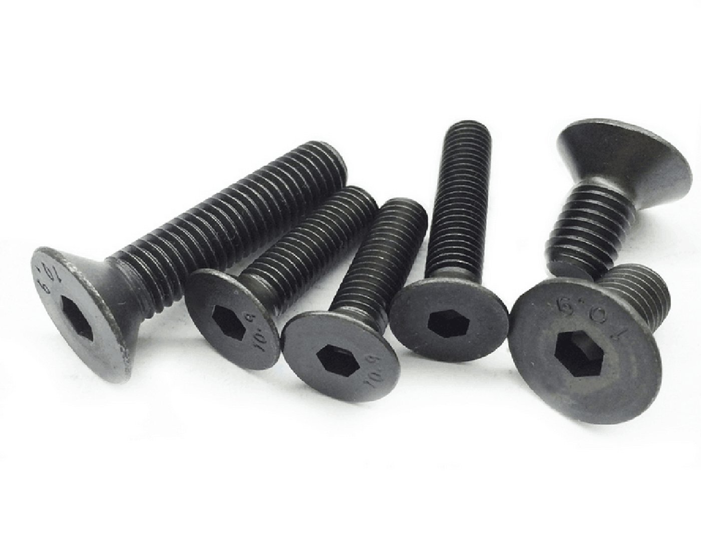 96Pcs 440 to 1/420 Allen Flat Head Socket Cap Screws Bolts Assortment Kit Home