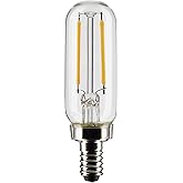 Satco S21340/06 2.8-Watt LED E12 Light Bulbs, 2700K, 15000 Hour Rating, Dimmable, 6 Pack