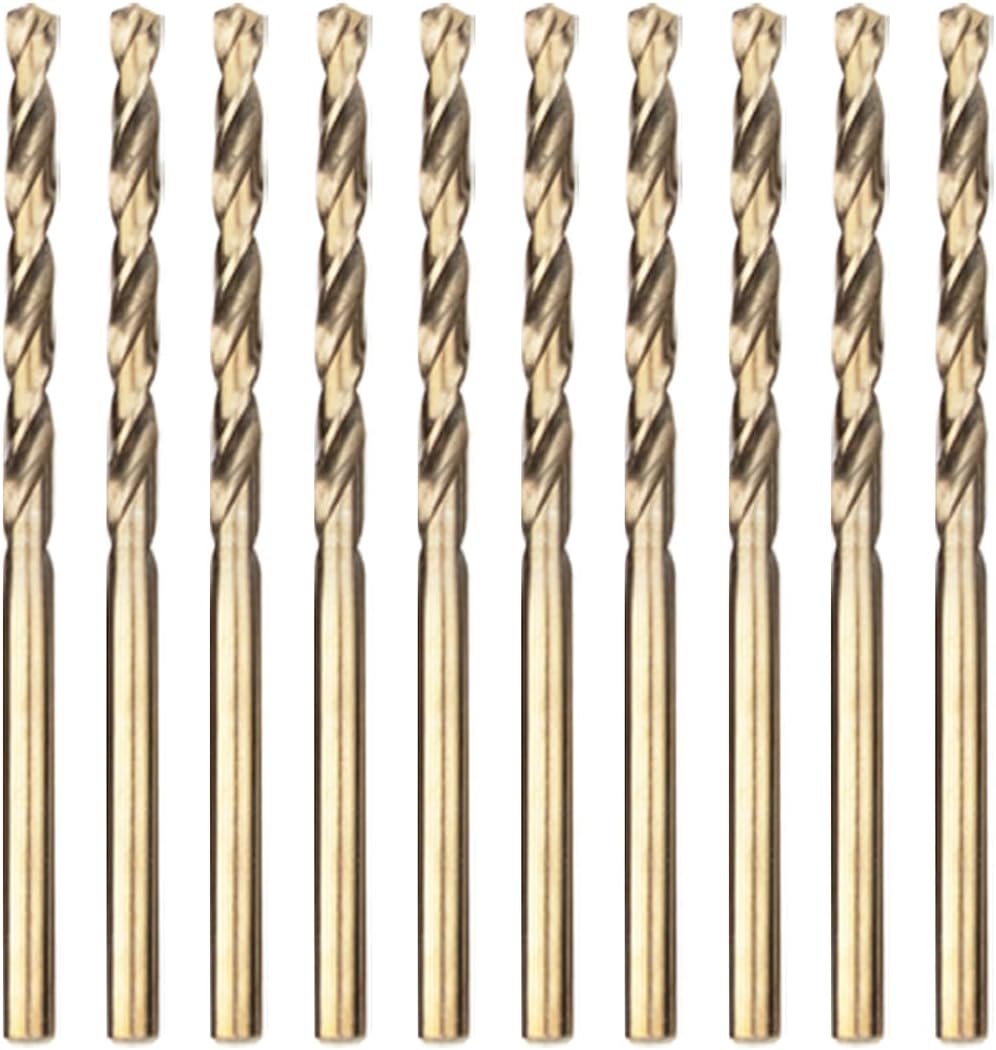 Meccion HSS Cobalt Jobber Drill Bit 10pcs 3.5mm DIN 338 Twist Drill