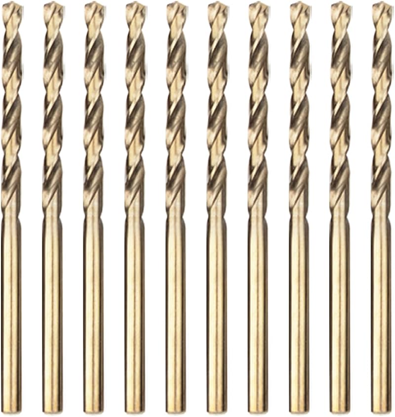 Meccion HSS Cobalt Jobber Drill Bit 10pcs 3.5mm DIN 338 Twist Drill