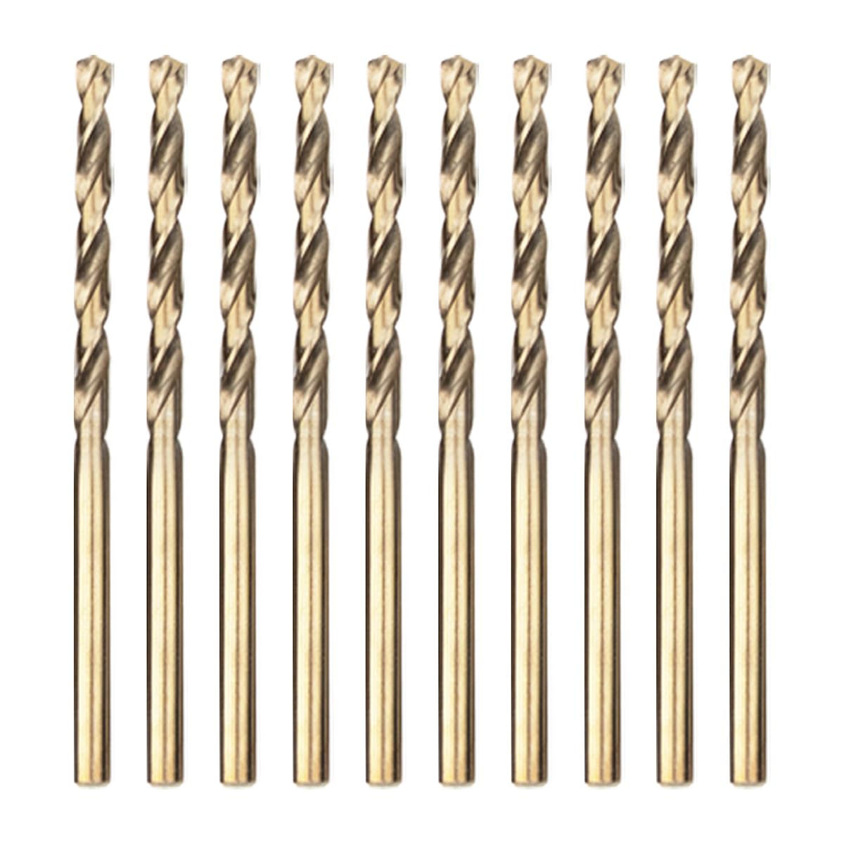 Meccion HSS Cobalt Jobber Drill Bit 10pcs 3.5mm Twist Drill Bit for Drilling Stainless Steel and Metal — image 1