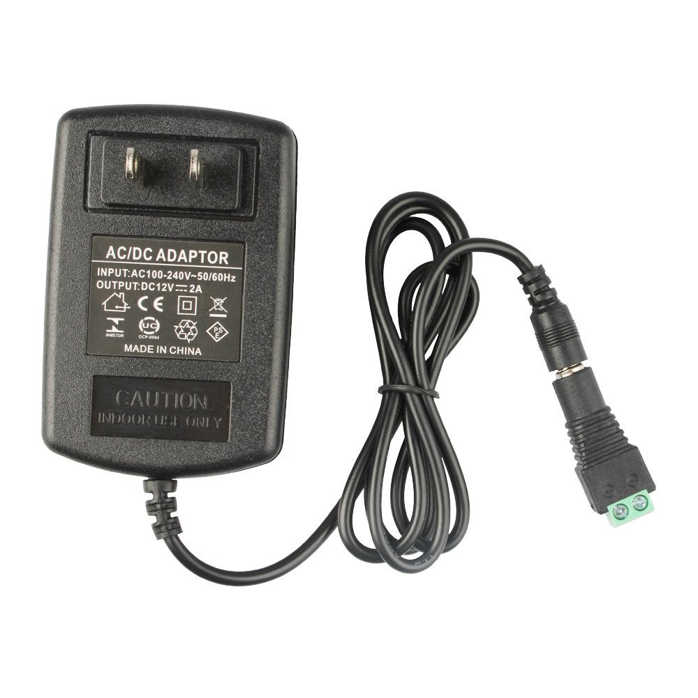 GALYGG Warm White SMD 5050 Waterproof LED Strip Lights with DC 12V 2A Power Adapter,16.4ft/5m 300 Units,Tape Light for Garden,Home,Kitchen,Car,Bar Lighting