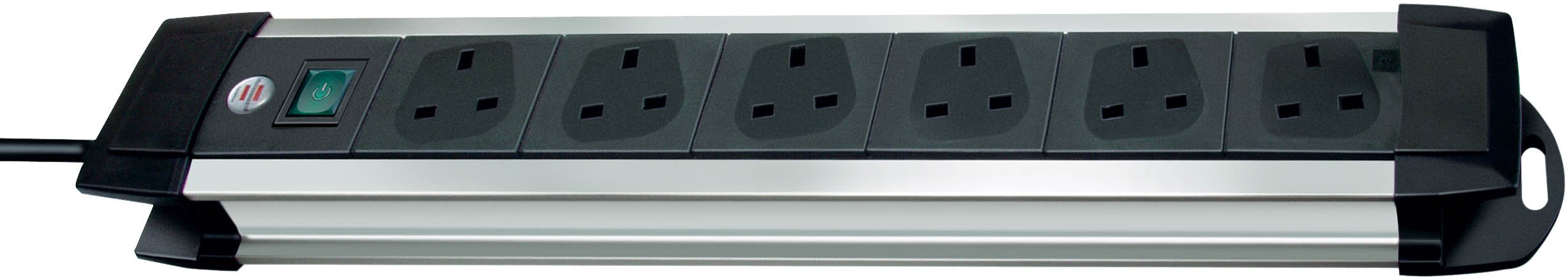 Brennenstuhl Premium-Alu-Line extension socket 6-way 3m 05VV-F 3G1,25 *GB*