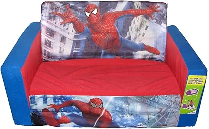 Amazon Com Marvel Comics Spiderman Toddler Flip Out Sofa Couch