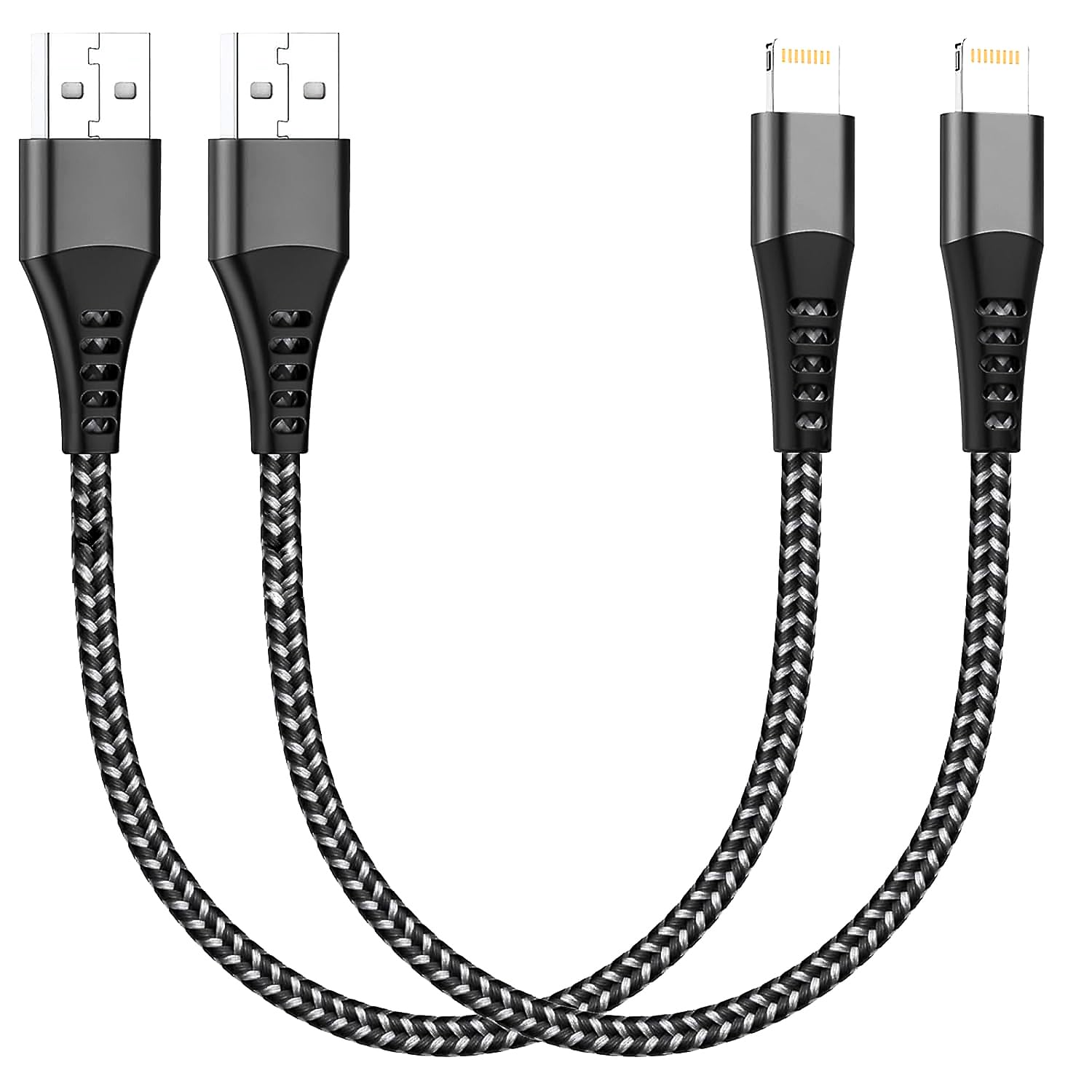 iPhone Charger Cable 0.3M 2Pack[Apple MFi Certified], USB to Lightning Cable 0.3M Short IPHONE Charging cable Fast IPHONE USB CABLE iphone Lead Wire for IPhone 14 13 12 11 Pro Max XR X 8 7 6 5 SE,iPad