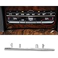 Jaronx Compatible with Mercedes Benz AC Button Trim E Class W212, Air Conditioning Climate Control Button Chrome Trim for E Class W212 E63 AMG E250 E350 E400 E550 2010-2017 (Polished)