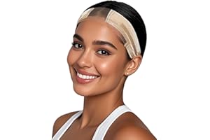ISSHIN BEAUTY Wig Grip Band Women Adjustable: Silicone Non-Slip Wig Gripper - Natural Lace Edge Secure Fit Breathable No-Headache for Lace Front Wigs Chemo Hair Loss Cosplay Sports Daily Wear (LightBrown)