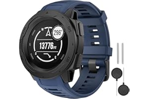 MYSNBKN Compatible with Garmin Instinct Band, Soft Silicone Replacement Watch Strap for Garmin Instinct/Instinct 2/Solar/Tactical