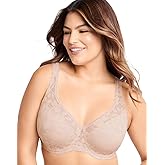 Bali Womens Passion for Comfort Lace Underwire Bra, Multiway Convertible Bra, Soft Lace Bra