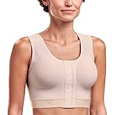 MARENA Caress High Coverage Pocketed Bra - Compression Support Mastectomy Bra