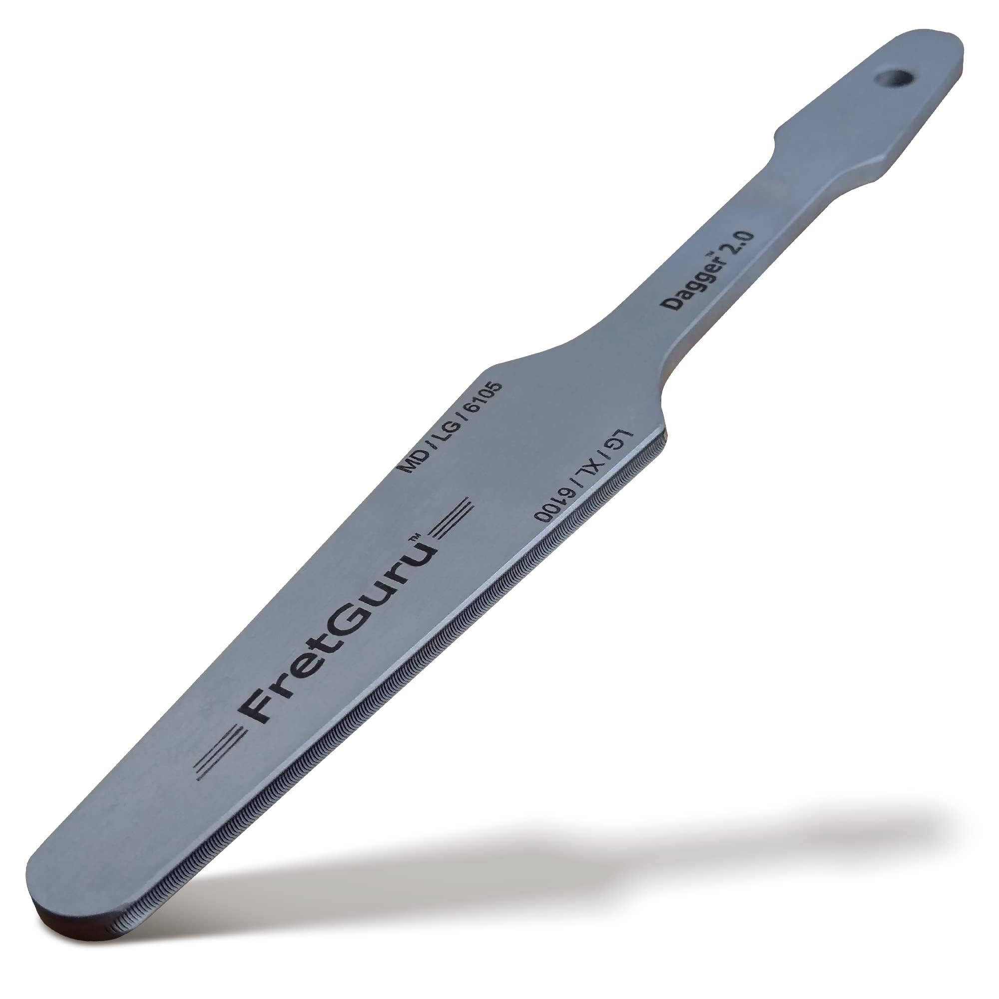 FretGuru Guitar Fret Crowning File - Dual Sided