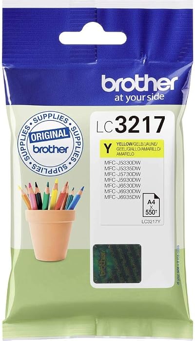 Brother LC3217Y Yellow Ink Cartridge Standard Yield Single Pack