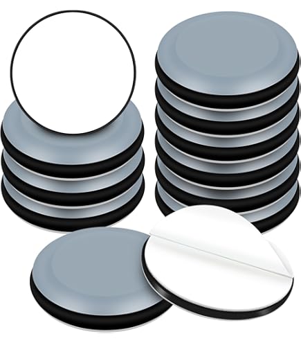 Furniture Gliders Pack Of 16 Teflon Self-Adhesive Diameter 40 Mm Round - View #14