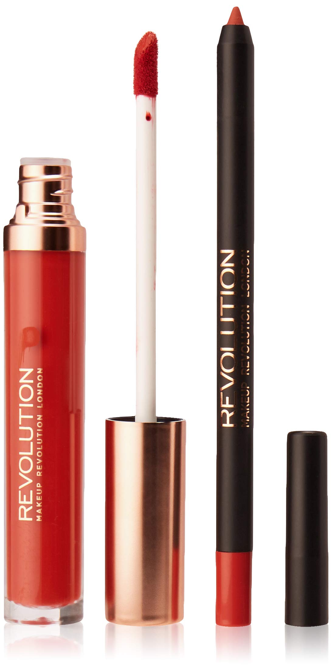 MAKEUP REVOLUTION Regal Retro Luxe Matt Lip Kit, Pack of 2