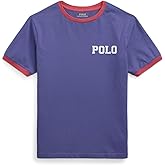 Polo Ralph Lauren Boys' Logo Cotton Jersey Ringer Tee (Big Kid)