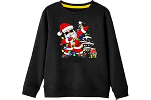 Remimi Unisex Kids Christmas Sweatshirt Long Sleeve Xmas Pullover Tops 3-14 Years