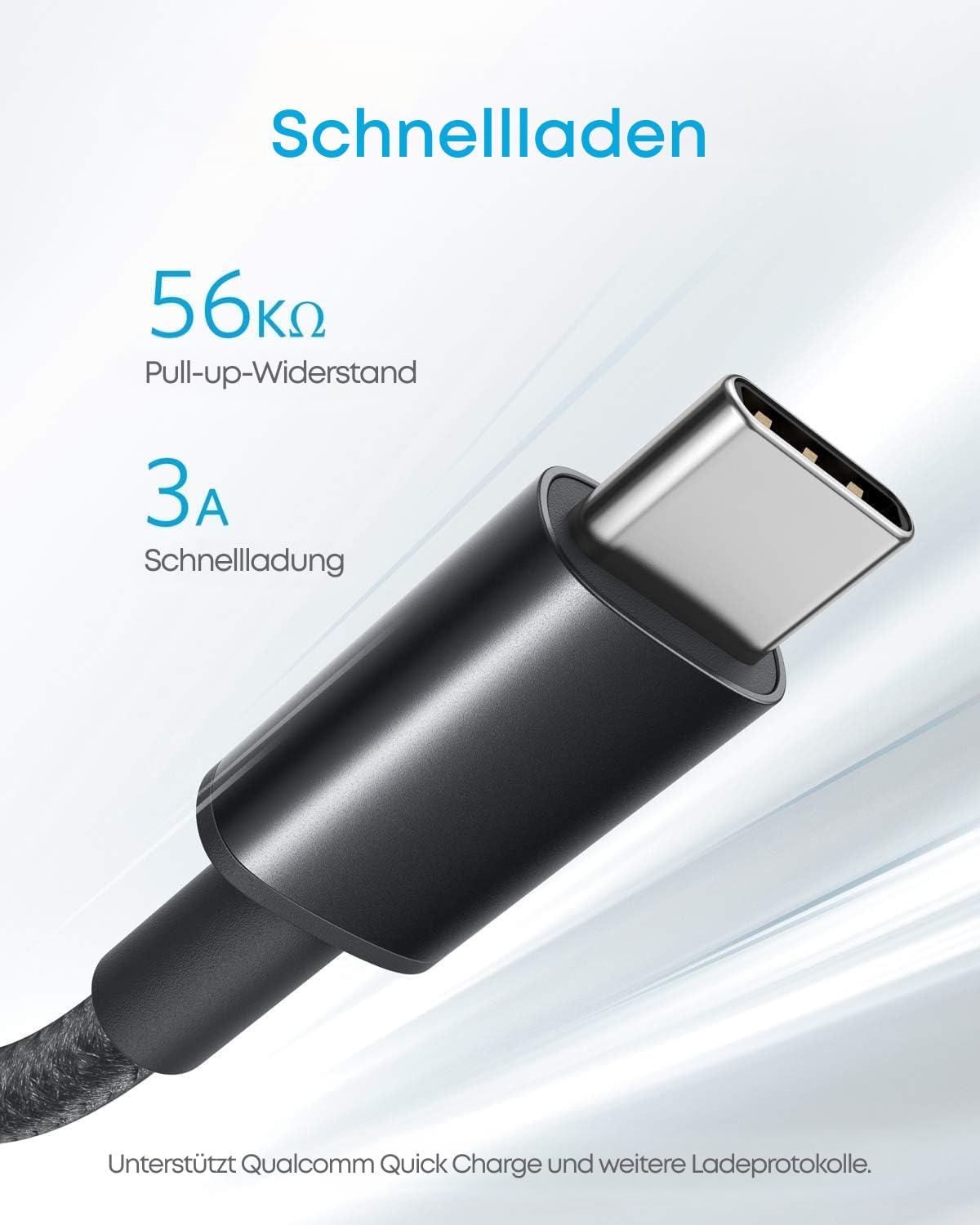 Anker USB C Kabel, [2 Stück 1,8m] 3.1A USB auf USB C Kabel, Nylon Geflochten Schnellladekabel USB C Ladekabel für iPhone 17 Pro Max/16/15 Serie, Samsung Galaxy S25/S24, MacBook Pro/Air, iPad Pro/Air 3
