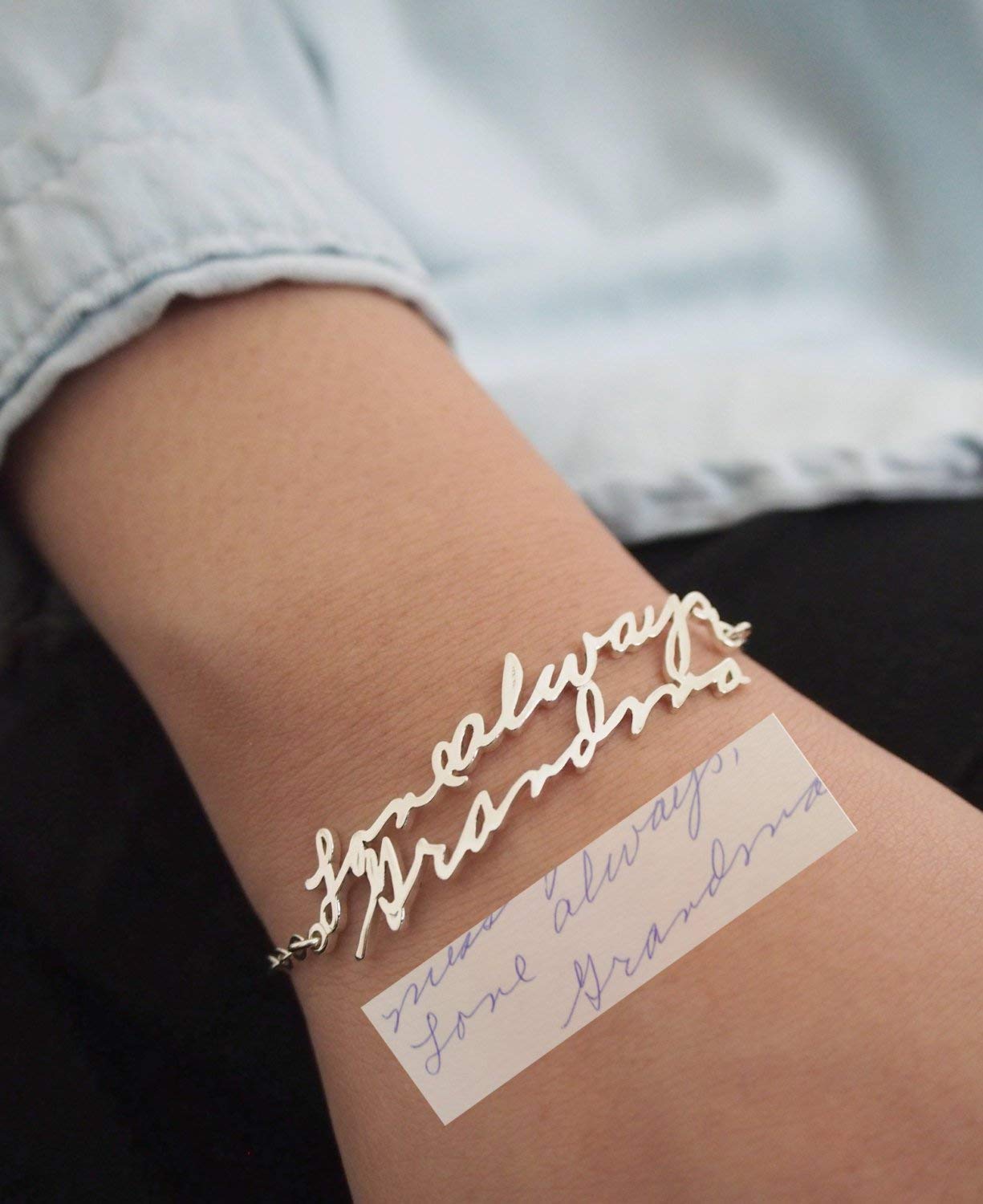 Handwriting Bracelet Custom Actual 