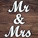 jollylife Vintage Affair MR & MRS White Wooden Letters Wedding Decoration/Present
