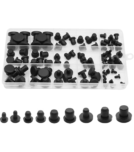 40PCS Silicone Rubber Stoppers, 8 Sizes High Temp Bangladesh