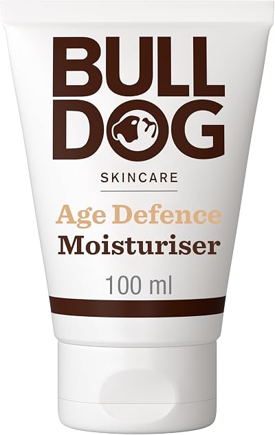 Bulldog Age Defence Face Moisturiser for Men, Reduces Wrinkles, 96% Natural