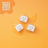 Glo Pals Original Water-Activated Light-Up Bath Toy 4 Cubes Multicolour view 3