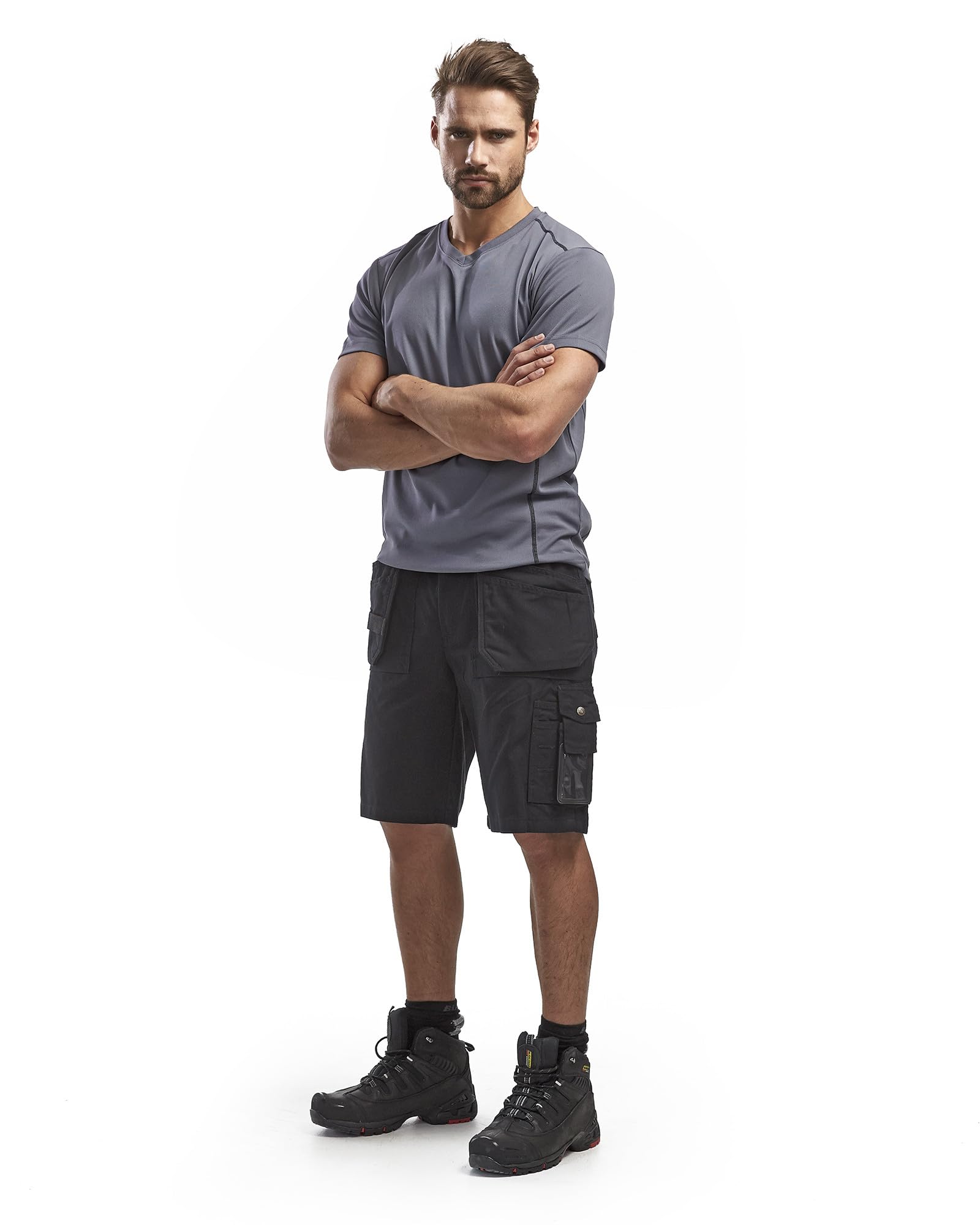 Blakläder 153413109900C60 Size C60 Craftsman Shorts - Black