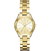 BUREI Women's Business Watch with Day Date, Analog Quartz Movement, Silver Gold Stainless Steel Bracelet, Fashion Ladies Watch, Small Face, Diamond, Waterproof