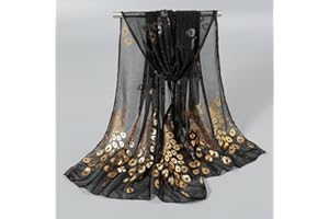 2pcs Stamping Peacock Shawl Bandanas - Multi-Functional Headscarf Scarf - Long Ribbon Smooth Touch -Versatile Fashion