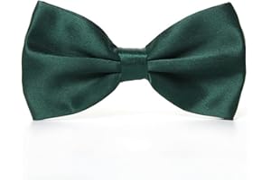 SYAYA Men Pre Tied Silk Formal Tuxedo Bow Tie, Teen Boy Tux Bowtie For Wedding Large Necktie Father or Easter Day MBT3