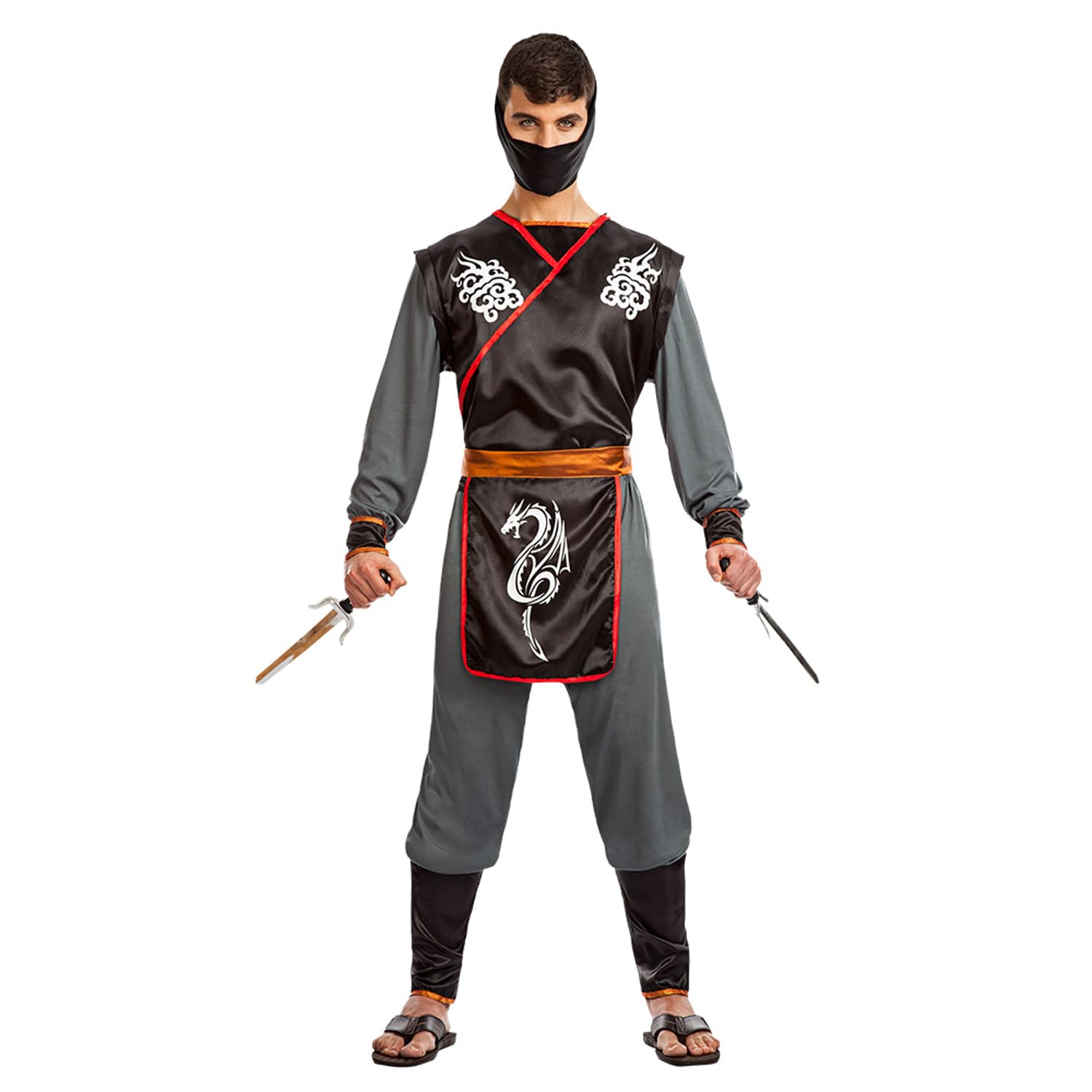 Boland 84170 Adult Ninja Fugu Costume, Multicoloured, M-L
