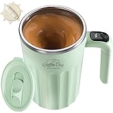TLINNA Drink Stirrer,Self Stirring Mug,Self Stirring Coffee Mug,Suitable for Coffee, Milk, Cocoa and Other Beverages (Matcha Green)